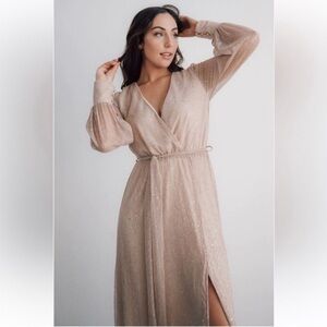 NWT Baltic born Abigail champagne dress